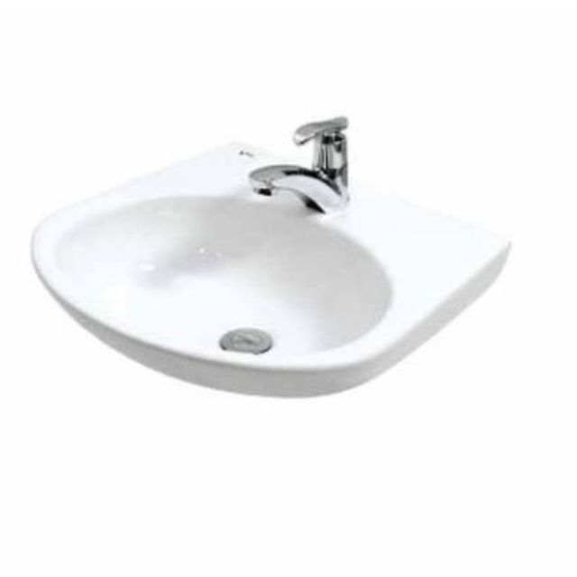 Lavabo chậu rửa mặt Inax Treo Tường L-283V cỡ nhỏ, ko xả tràn