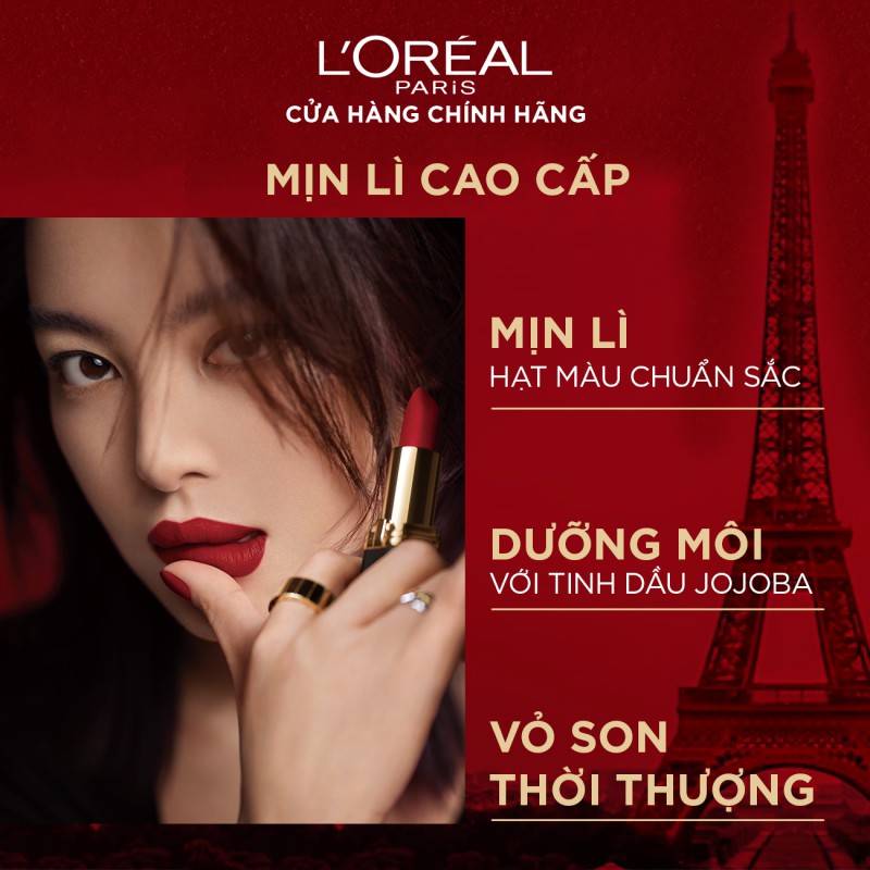 Son mịn lì cao cấp L'Oreal Paris Color Riche Matte 3.7g (son lì) | BigBuy360 - bigbuy360.vn