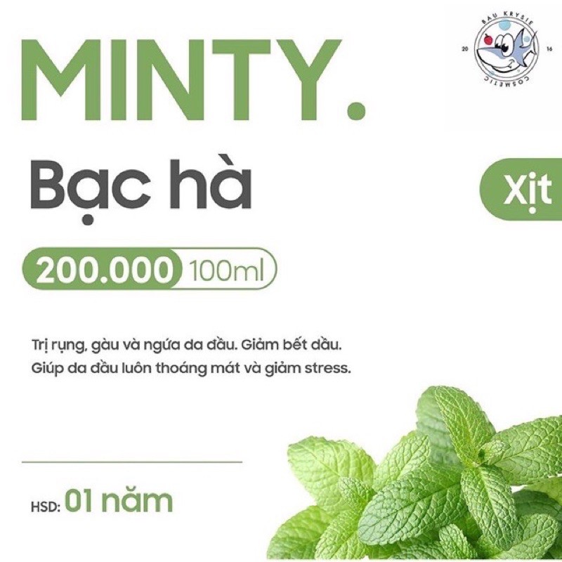 Minty Hair Mist - Xịt bạc hà