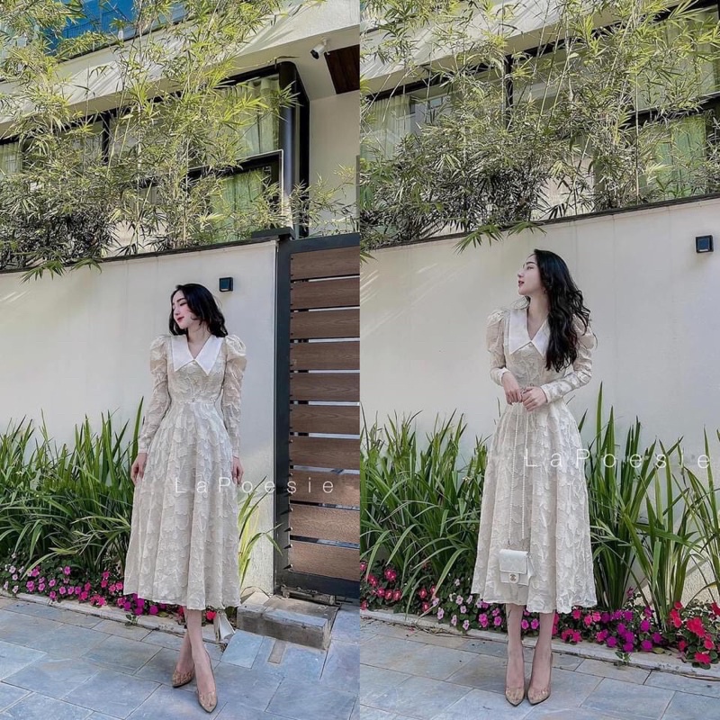VÁY REN HOA HỒNG TIỂU THƯ 💝FREESHIP💝 HÀNG THIẾT KẾ CHẤT VẢI ĐẸP