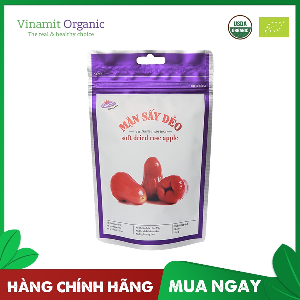 Mận Sấy Dẻo VINAMIT Gói 100g/250g