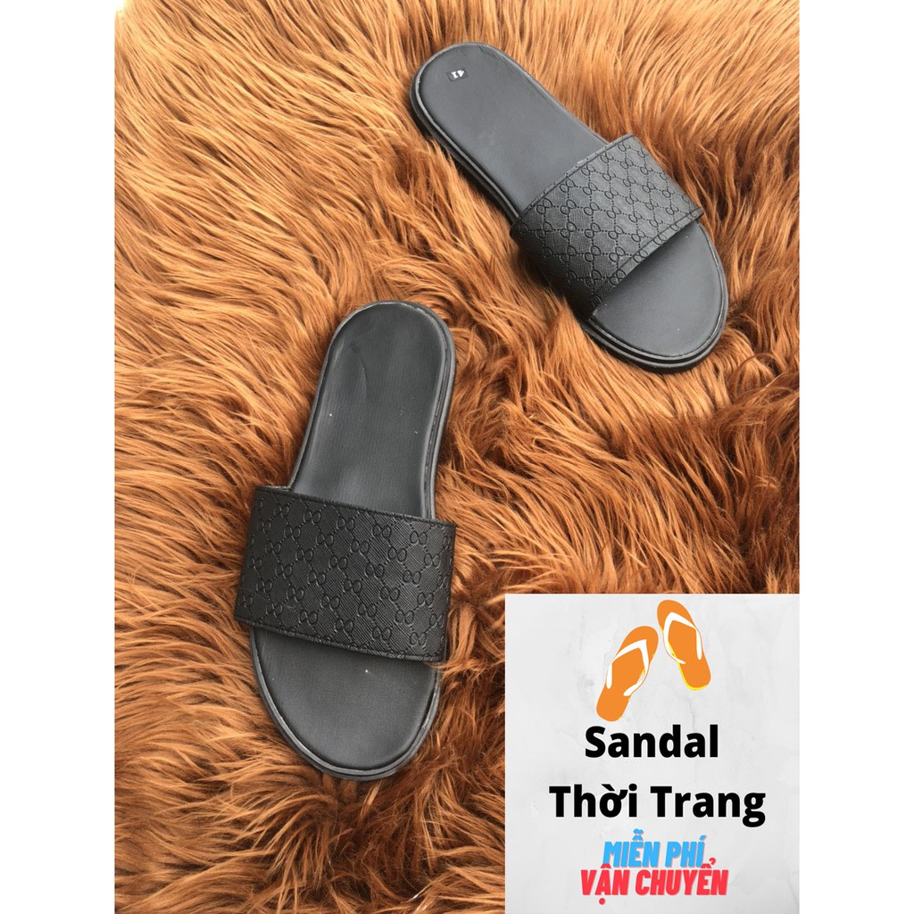 Dép quai ngang nam nữ Đế đúc cao su nguyên khối Sandal thời trang Dép nữ giá rẻ