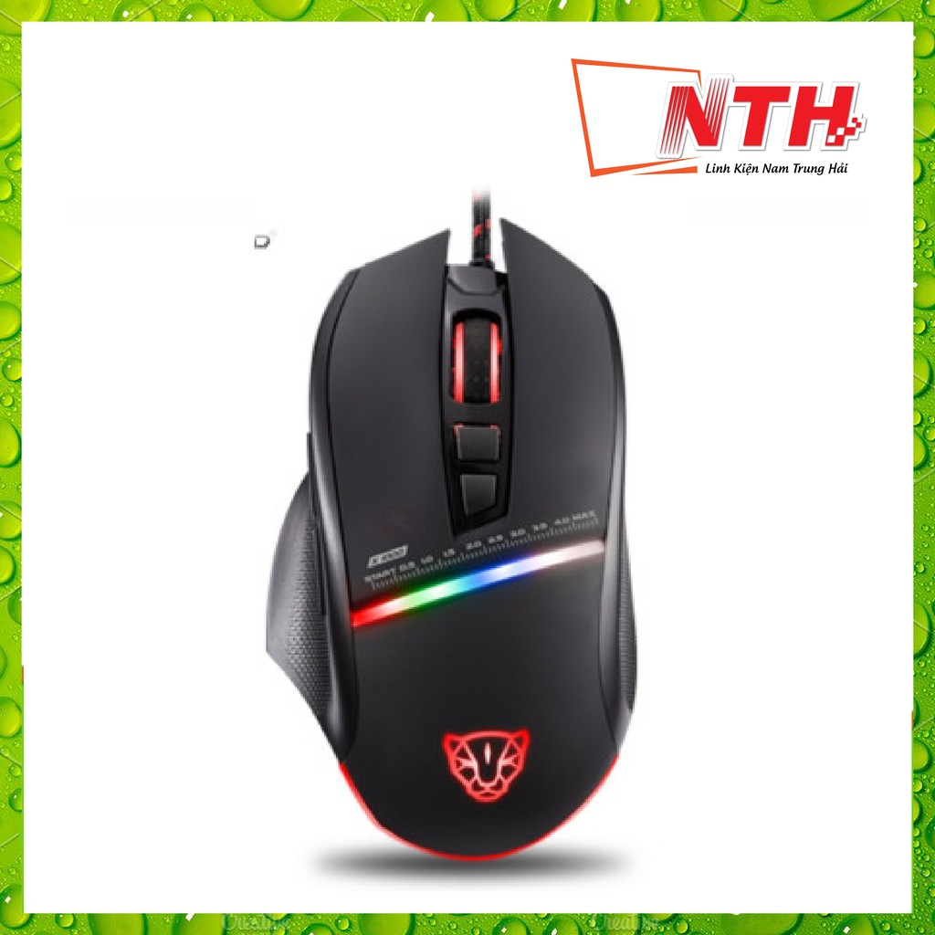 CHUỘT MOTOSPEED V10 (A3050) RGB Gaming mouse có LED thay đổi theo DPI