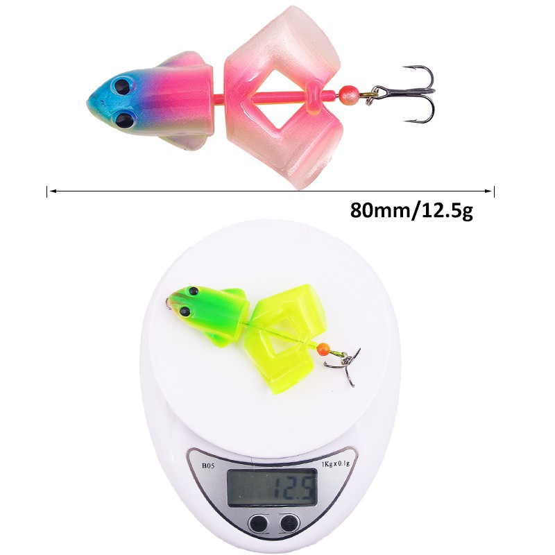 Mồi Câu Cá Giả Hình Con Ếch Tiện Dụng