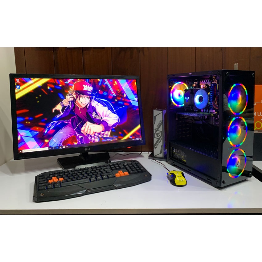 Bộ máy tính bàn chiến game, đồ họa Intel xeon E5 1620/ 8G/ SSD 120G/ Radeon 1G