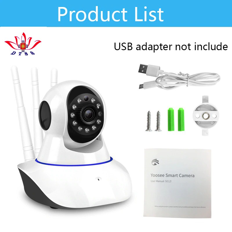 Camera Yoosee wifi ba râu 2.0 Mpx | Hàng chính hãng, giá rẻ, uy tín chất lượng