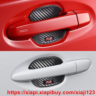 Miếng Dán Sợi Carbon Bảo Vệ Tay Nắm Cửa Xe Hơi Toyota Honda Rs / Trd / Mugen / Amg / S - Line / Nismo