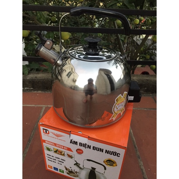 ( GIÁ SỈ) Siêu điện 5 lít inox không gỉ (bảo hành 12 tháng)