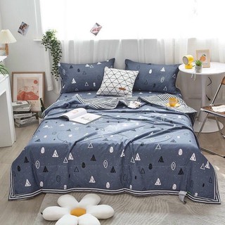 Sét chăn hè chần ga gối cotton sợi sale