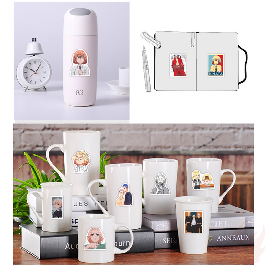 Bộ 100 miếng hình dán họa tiết tokyo revengers hỗn hợp chủ đề B trang trí laptop/ hành lý DIY