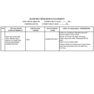 Máy spo2, đo nồng độ oxy trong máu, SMH-01