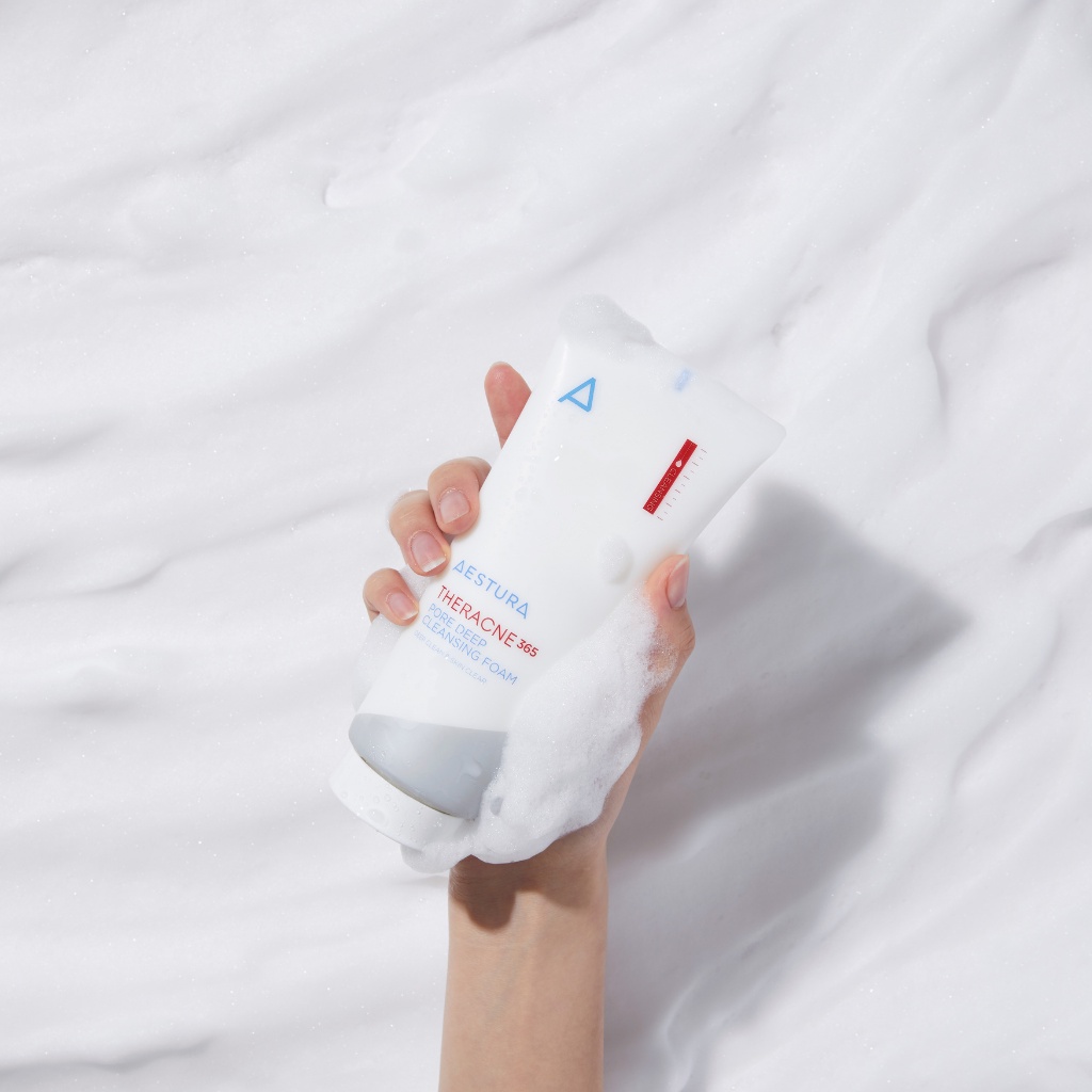 Sữa Rửa Mặt Tạo Bọt AESTURA THERACNE365 Clear Deep Cleansing Foam 200g Daily Beauty Official