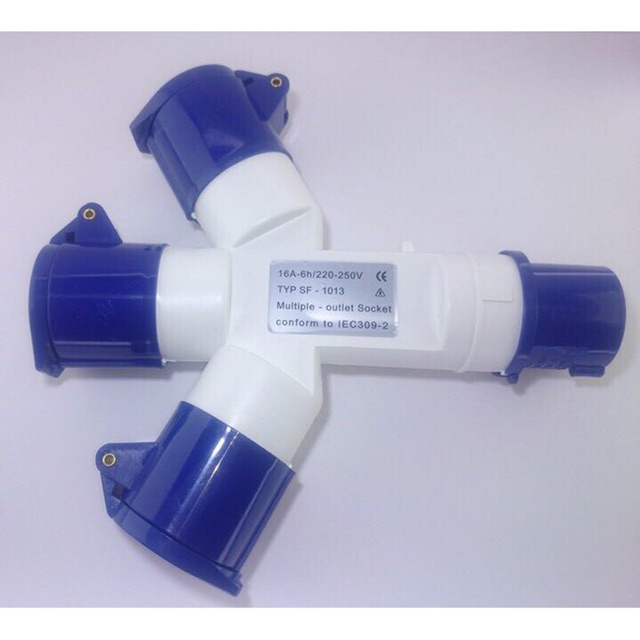 Ổ công nghiệp chia 3 - 16A