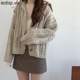 Áo len đan nữ dày kiểu dáng Hàn Quốc