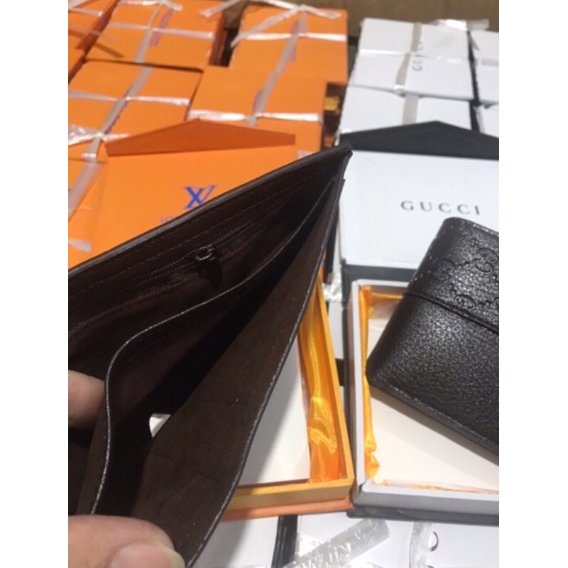 Ví nam da mềm full box nam châm