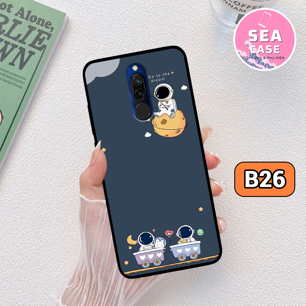 Ốp lưng XIAOMI REDMI NOTE 8 PRO/ REDMI 8/ REDMI 9 hình vũ trụ,hoạt hình,phi hành gia – ốp nhựa chống trầy,chống va đập