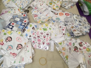Set yếm  cotton cho bé  ( 10 chiếc ) 