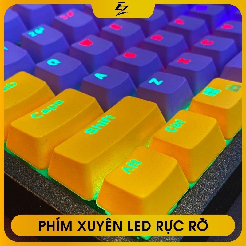 KEYCAP XUYÊN LED BY EZPC [ Rainbow Full hồng ] | BigBuy360 - bigbuy360.vn