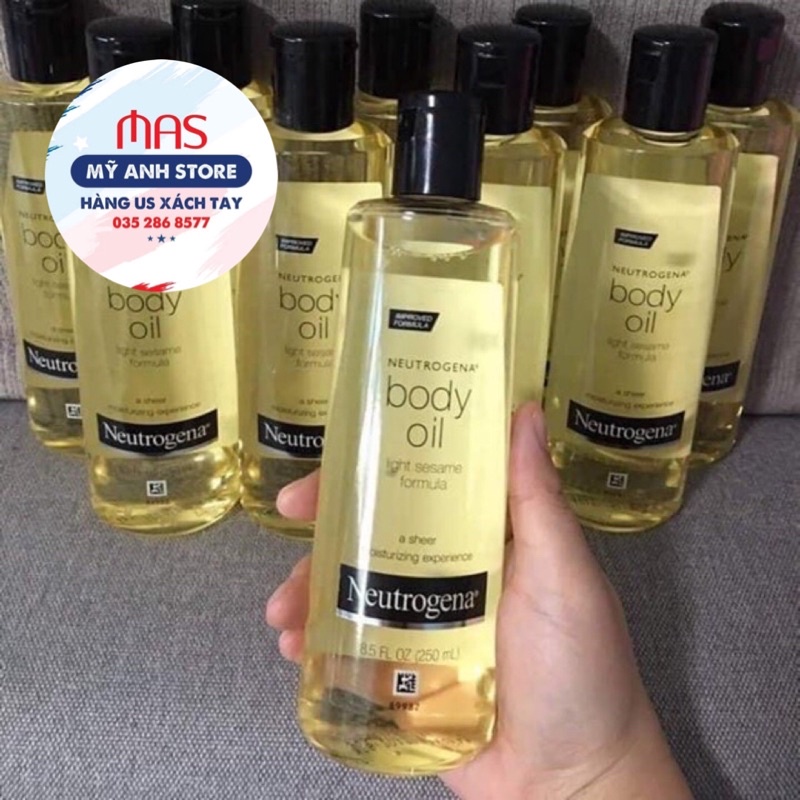 [ CHÍNH HÃNG ] Dưỡng thể dạng ầu Neutrogena Body oil 250ml | BigBuy360 - bigbuy360.vn
