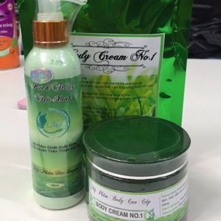 Set tắm trắng kem body