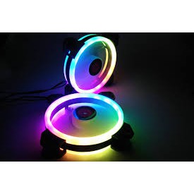 Bộ kit 3 quạt fan led tản nhiệt case RGB ( sẵn hub và remote)