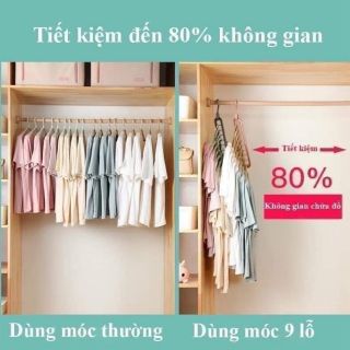 Móc phơi thông minh 9 lỗ