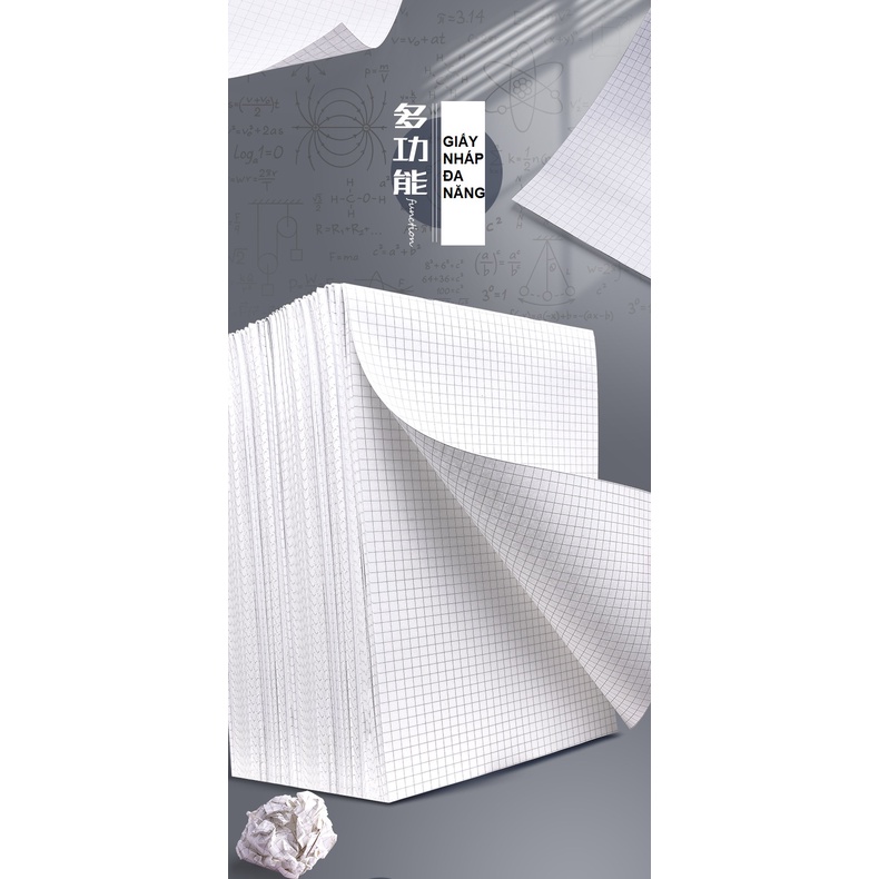NB21 Tập giấy nháp đa năng không bìa 40 trang đóng ghim
