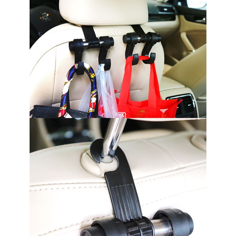Móc treo đồ trên ô tô gài sau ghế tiện lợi, nhỏ gọn, chắc chắn, đa năng - Phụ kiện ô tô TABISO