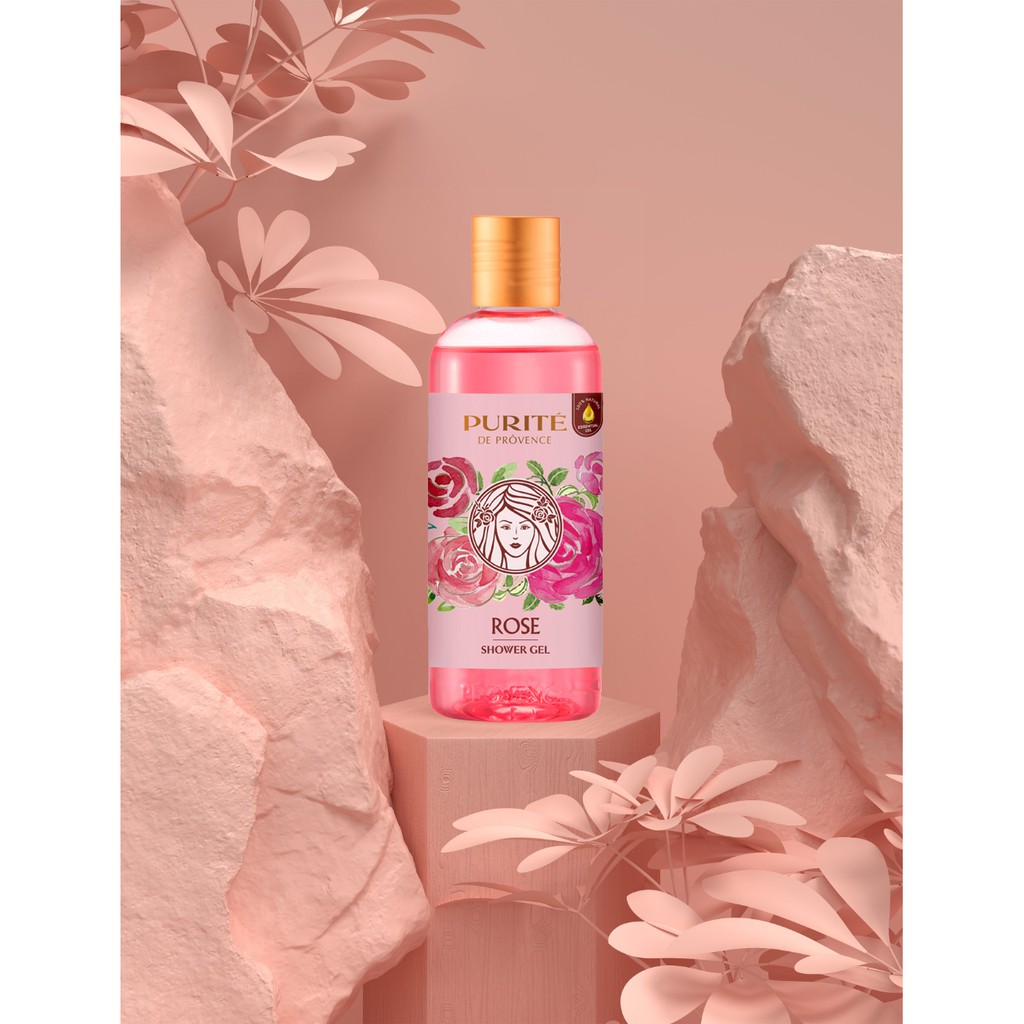 Sữa Tắm Purité Rose Shower Gel Mềm Mịn Da Hương Hoa Hồng 250ml