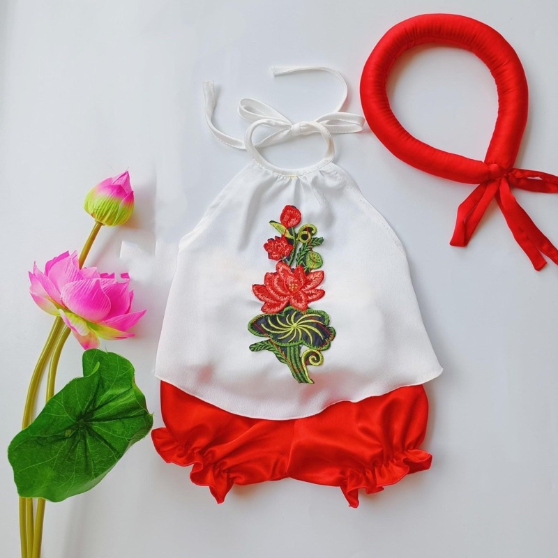 YẾM ĐÀO HOA KÈM MẤN CHO BÉ GÁI 💞