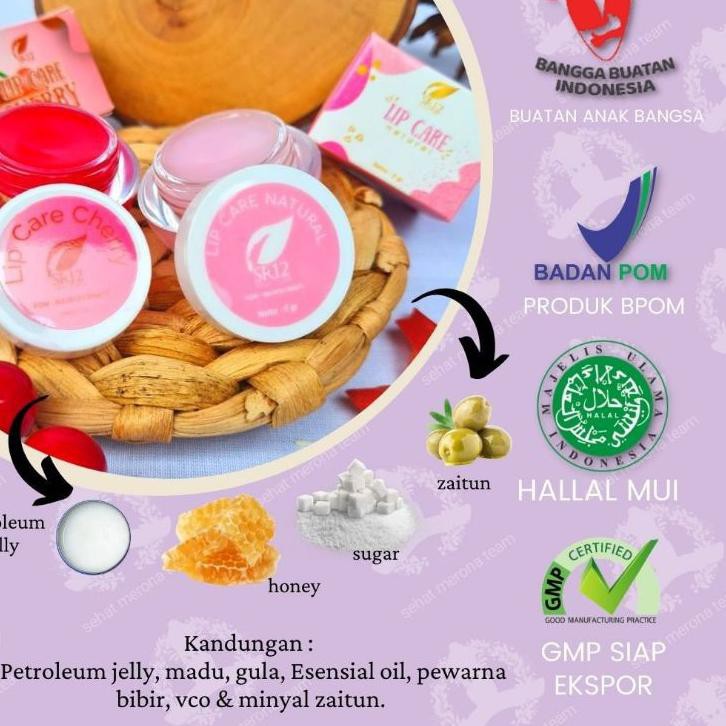 (Hàng Mới Về) Son Dưỡng Ẩm Chăm Sóc Môi Sr12 - Cherry Màu Đen | BigBuy360 - bigbuy360.vn