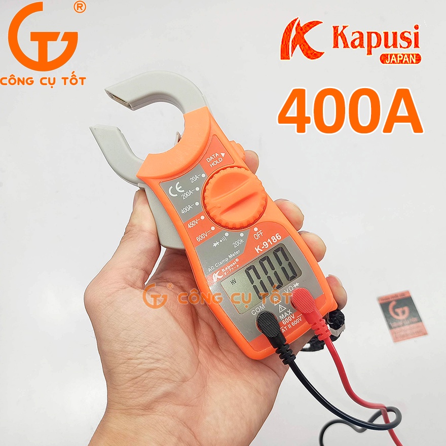 Ampe kìm vạn năng 400A - 600V dân dụng Kapusi