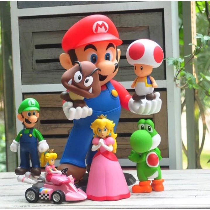Mô hình nhân vật trong game Mario - 12 cm