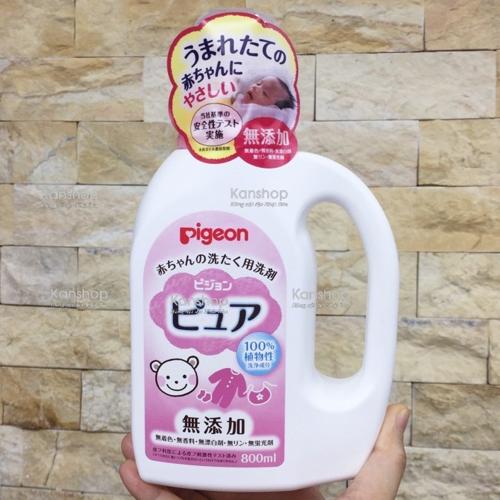 Nước giặt đồ em bé Pigeon 800ml Nhật Bản