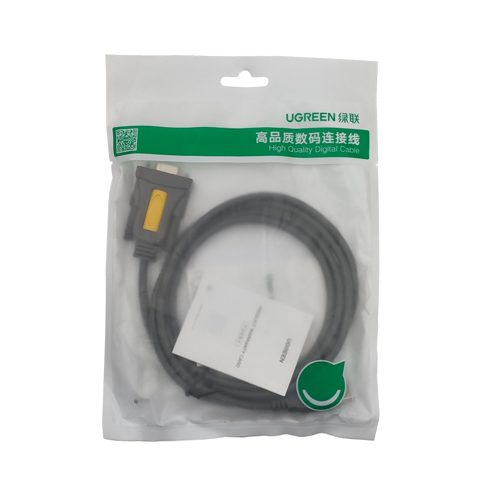 Ugreen 20201 - Cáp chuyển đổi USB A ra COM RS232 Dài 1,5m - Hàng chính hãng