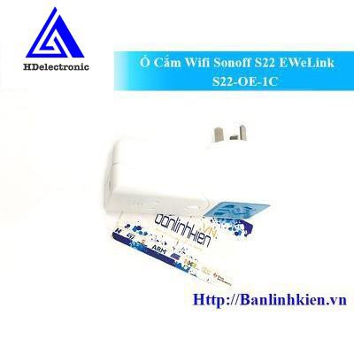 Ổ Cắm Wifi Sonoff S22 EWeLink S22-OE-1C zin