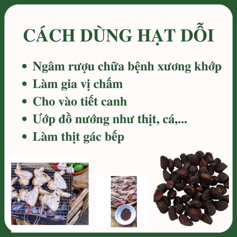 Hạt Dỗi Nếp Rừng Đặc Sản Tây Bắc Dùng Làm Gia Vị Siêu Ngon Túi 50gr