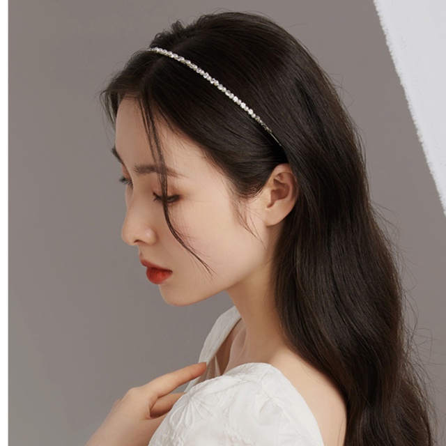 Bờm cài tóc/băng đô đính đá phong cách tiểu thư Hàn Quốc quà valentine