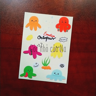Sticker Bạch tuộc cảm xúc 🐙
