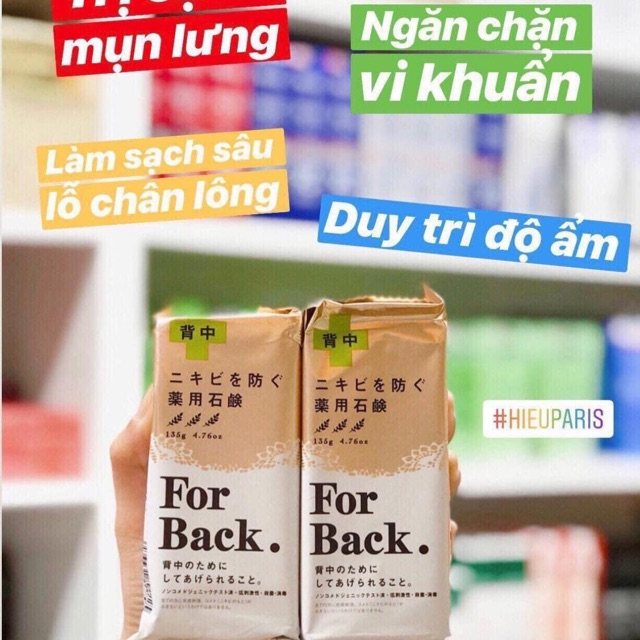 Xà Phòng Trị Mụn Lưng FOR BACK