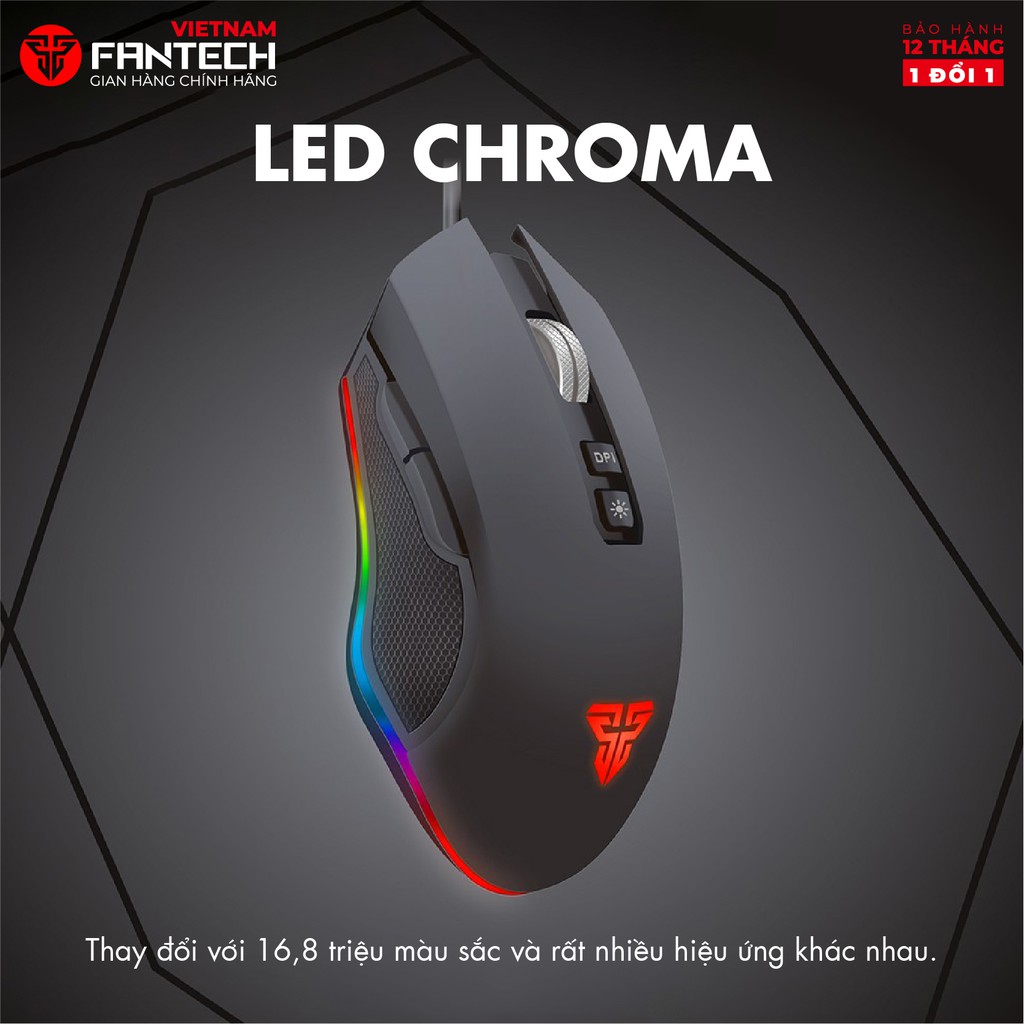 Chuột Gaming Fantech ZEUS X5S ( LED Chroma + phần mềm riêng ) Hãng phân phối chính thức