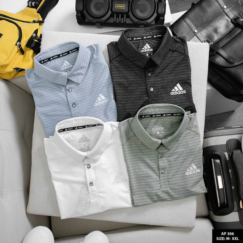 Áo Thun Nam Cao Cấp Thương Hiệu Adidas Chất Liệu Thun Lạnh