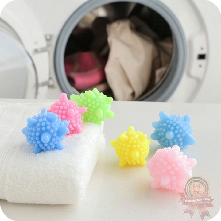 Bóng giặt nhím tẩy sạch vết bẩn chống nhăn giãn hỏng quần áo thông minh dùng cho máy giặt cửa trên trước tiện lợi