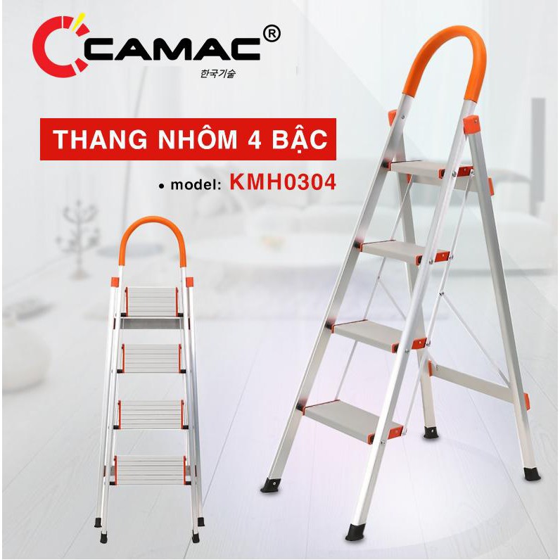 Thang nhôm ghế cao cấp 4 bậc PRO DAMITA Hàn Quốc. Kiểm tra hàng trước khi nhận sản phẩm. Bảo hành 24 tháng tại hãng