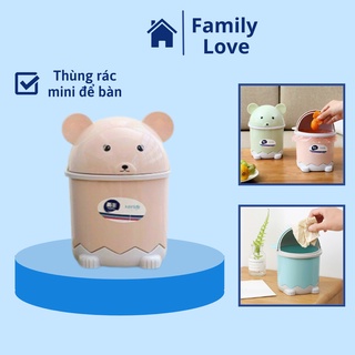 Thùng rác mini để bàn hình chuột dễ thương