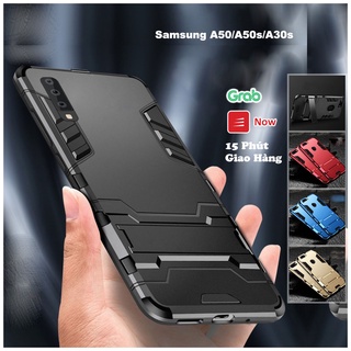 Ốp lưng samsung A50 A50s A30s iron man - chống sốc - chống va đập - giá đỡ xem phim nghe nhạc