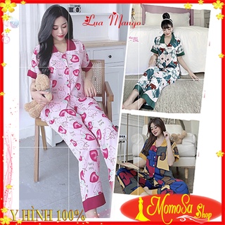 Đồ bộ nữ mặc nhà lụa mango cao cấp hàng thiết kế momosa shop