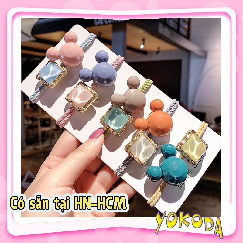 Dây Buộc Tóc Scrunchies Hàn Quốc Cho Bé Cột Tóc Dễ Thương Cute - PK2