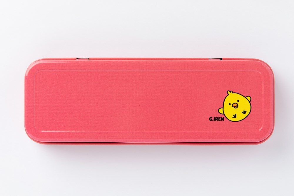 Hộp Bút Chì ARTBOX Hàn Quốc Bằng Thép Màu Hồng In Hình Iren Màu Hồng Đậm