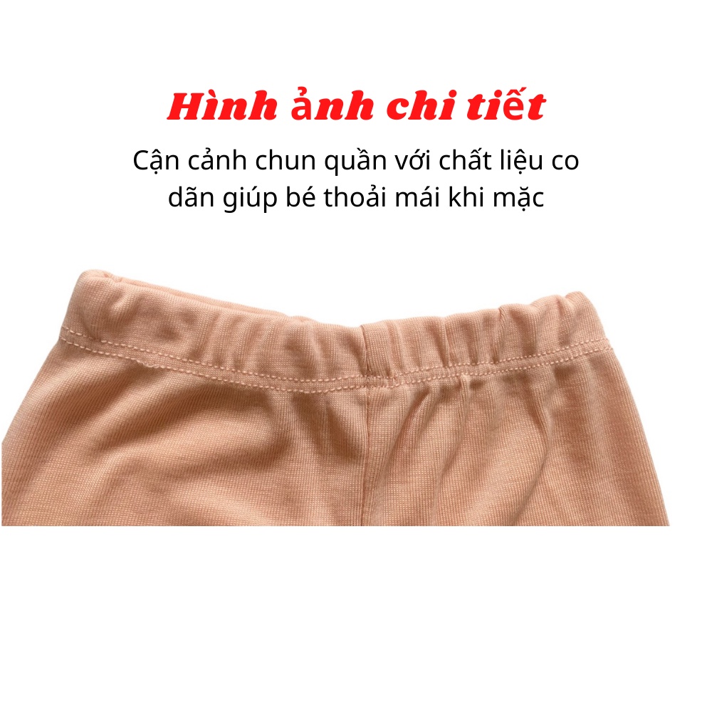 Quần legging bé gái FUHA chất len tăm in họa tiết hình vịt Duck nhiều màu